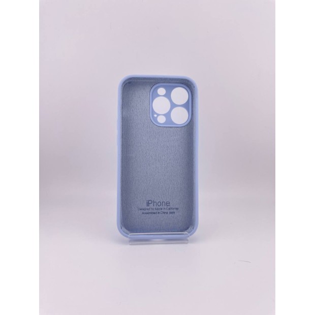 Силіконовий чохол Original RoundCam для Apple iPhone 14 Pro (15) Бузковий