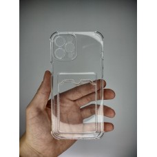 Силіконовий чохол-книжка 6D для Apple iPhone 12 Pro Max (прозорий) Силіконовий чохол-книжка 6D для Apple iPhone 12 Pro Max (прозорий)