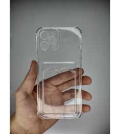 Силіконовий чохол-книжка 6D для Apple iPhone 12 Pro Max (прозорий) Силіконовий чохол-книжка 6D для Apple iPhone 12 Pro Max (прозорий)