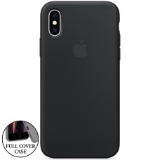 Силикон Original Round Case Apple iPhone XS Max (07) Black