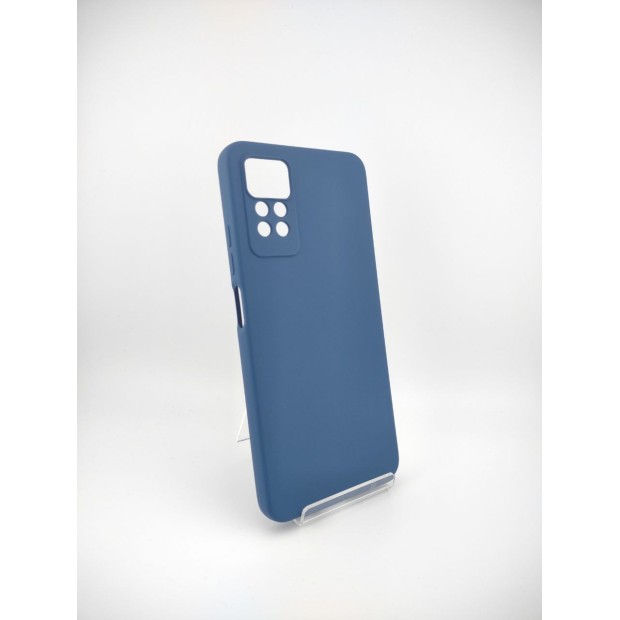 Силіконовий чохол Original Xiaomi Redmi Note 12 Pro 4G (ShutCam) (Темно-синій)