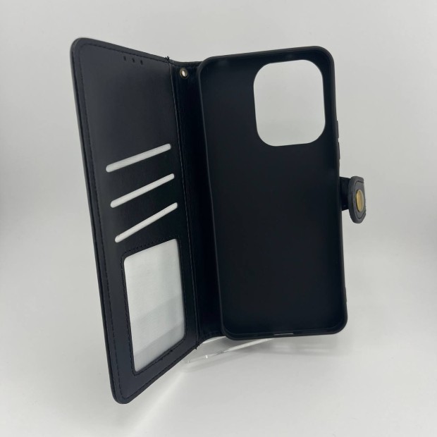 Чехол-книжка Leather Book Gallant для Xiaomi Redmi 13 4G  /  Poco M6 4G (Чорний)