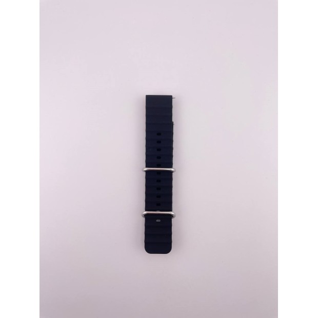 Remeshok for smartwatches universal Ocean Band 22mm (Black)