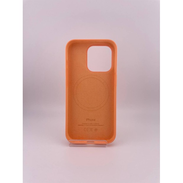 Чохол Silicone Case with MagSafe для Apple iPhone 15 Pro (Orange Sorbet)