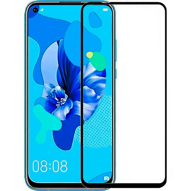 Захисне скло 5D Standard Huawei Nova 5T Чорне