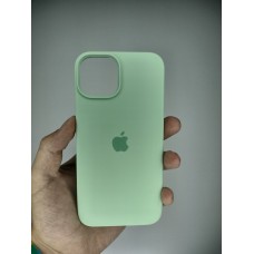 Силикон Original Round Case Apple iPhone 14 (Pistachio)