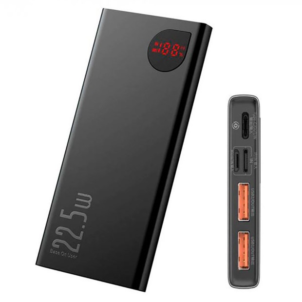 PowerBank Baseus Adaman Metal Digital Display QC 10000mAh 22.5W (Black)