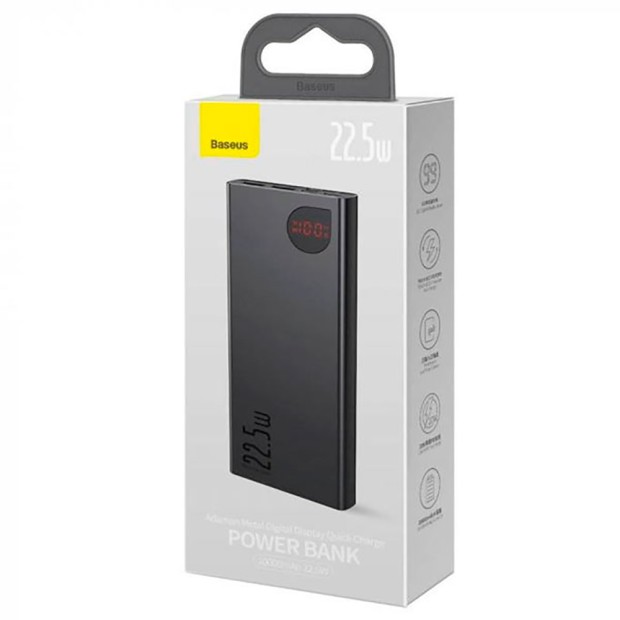 PowerBank Baseus Adaman Metal Digital Display QC 10000mAh 22.5W (Black)