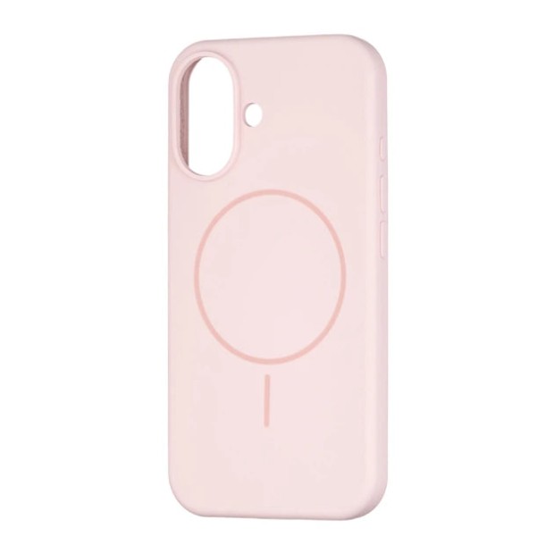 Силикон Original Round Case with MagSafe Apple iPhone 16 (76) Chalk Pink
