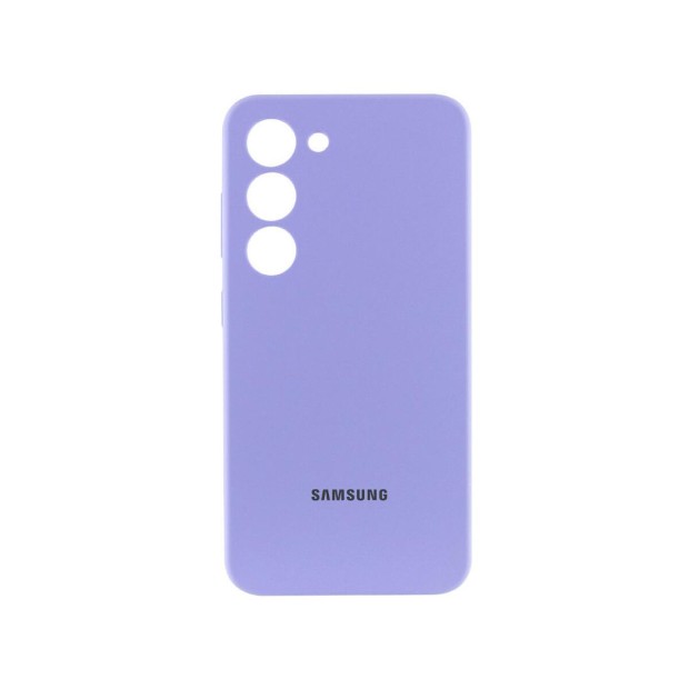 Чохол Silicone Case with MagSafe для Samsung Galaxy S23 (Фіалковий)