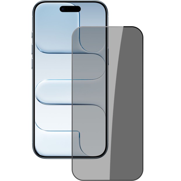 Захисне скло 5D Privacy 2.0 HD для Apple iPhone 17 Air Чорне Захисне скло 5D Privacy 2.0 HD для Apple iPhone 17 Air Чорне