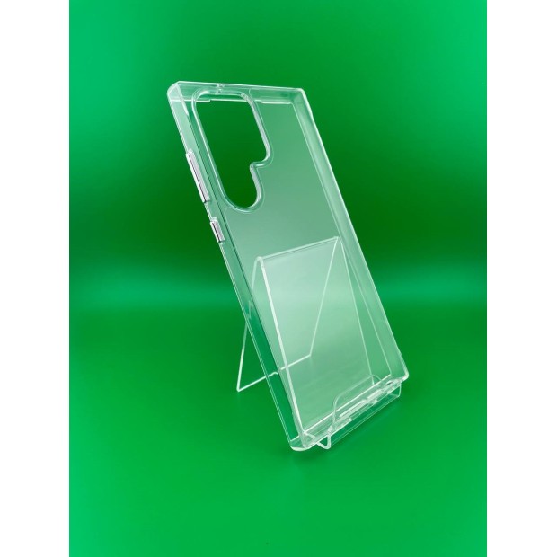 Силіконовий чохол Space Case для Samsung Galaxy S23 Ultra (прозорий)