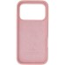 Силіконовий оригінальний чохол круглої форми для Apple iPhone 17 Pro Max (76) рожевий крейдяний