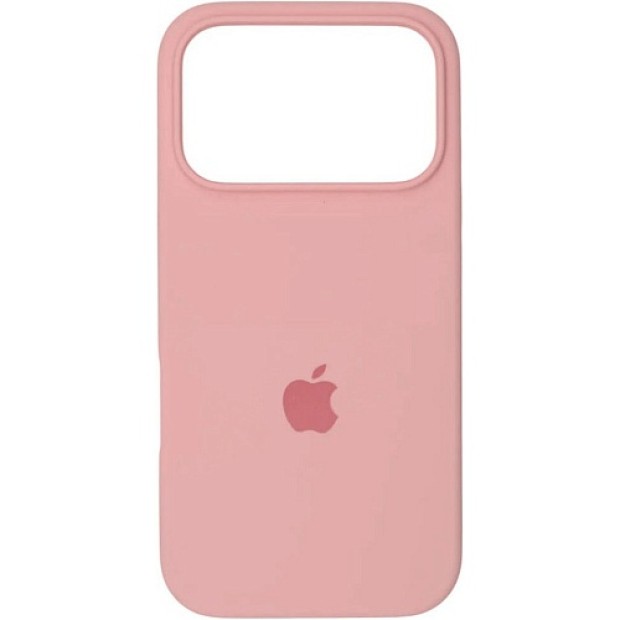Силикон Original Round Case Apple iPhone 17 Pro Max (76) Chalk Pink