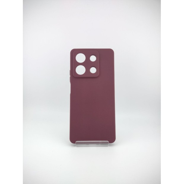 Силикон Original Xiaomi Redmi Note 13 5G (ShutCam) (Бордовый)