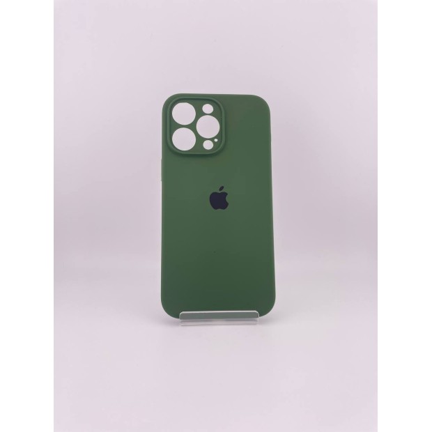 Силикон Original RoundCam Case Apple iPhone 14 Pro Max (73) Forest Green