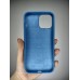Силіконовий оригінальний чохол для Apple iPhone 13 Pro Max (45) Denim Blue