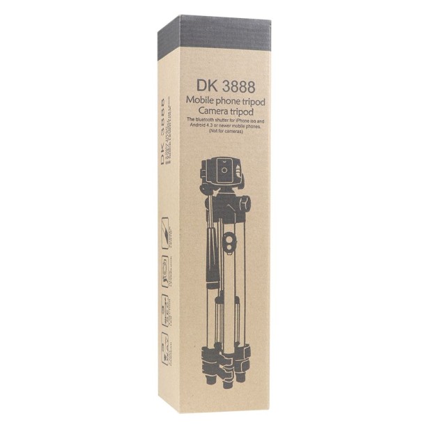 Тренога для съемки 1.1m 3888 Remote (Чёрный)