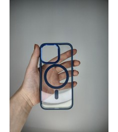 Чохол Totu Clear Magsafe для Apple iPhone 13 Pro (Темно-синій)