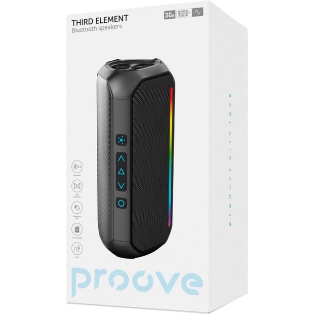 Портативная акустика Proove Third Element 30W (Black)