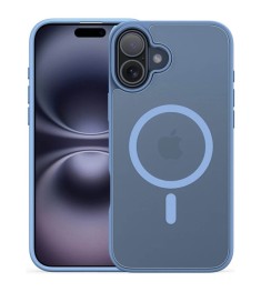 Силиконовый чехол Alabay Cloud Matte Apple iPhone 16 (Light Blue)