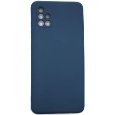 Силикон Original Samsung Galaxy A51 (ShutCam) (Тёмно-синий)