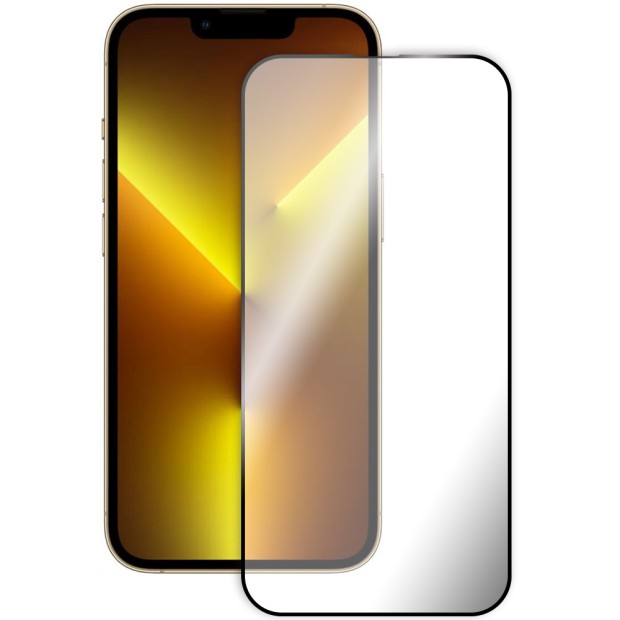 Защитное стекло 5D Apple iPhone 13 / 13 Pro / 14 / 16E Black
