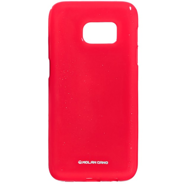 Силіконовий чохол Molan Shining для Samsung S7 (Світло-червоний)