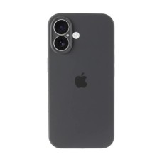 Силикон Original RoundCam Case Apple iPhone 16 (19) Dark Grey