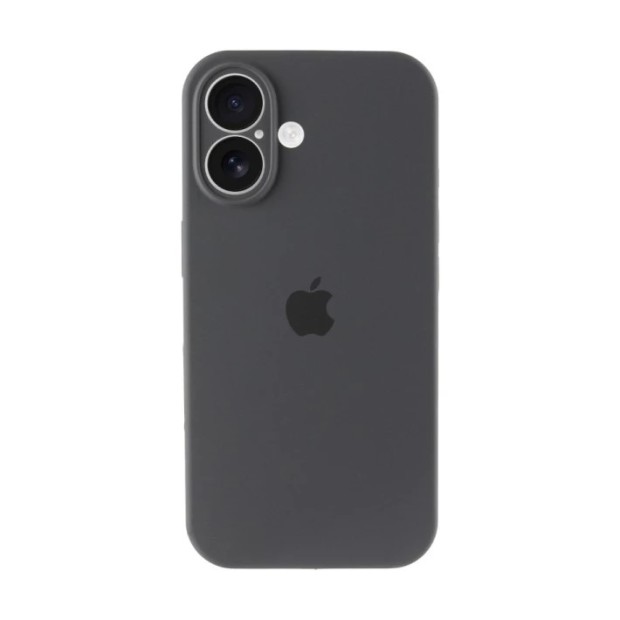 Силикон Original RoundCam Case Apple iPhone 16 (19) Dark Grey