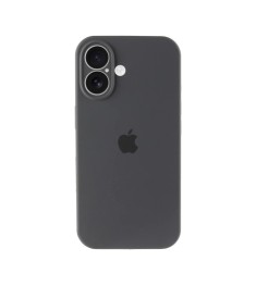 Силіконовий чохол Original RoundCam для Apple iPhone 16 (19), темно-сірий.