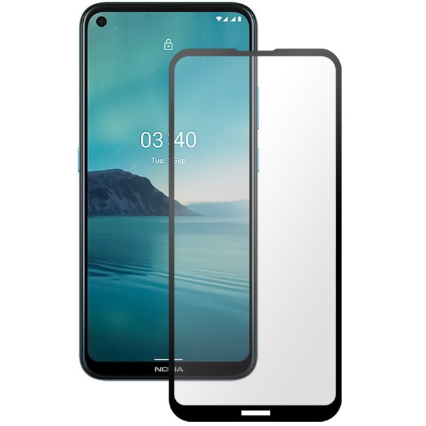 Захисне скло 5D Standard Nokia 3.4 чорний