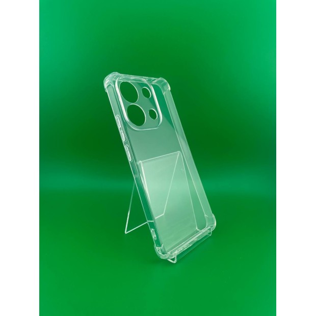 Захисний чохол 6D з силікону ShutCam для Xiaomi Redmi Note 13 4G (Прозорий)