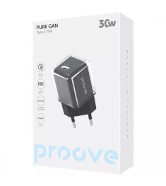 СЗУ-адаптер Proove Pure GaN 30W (1Type-C) (Black) WCPU30012201