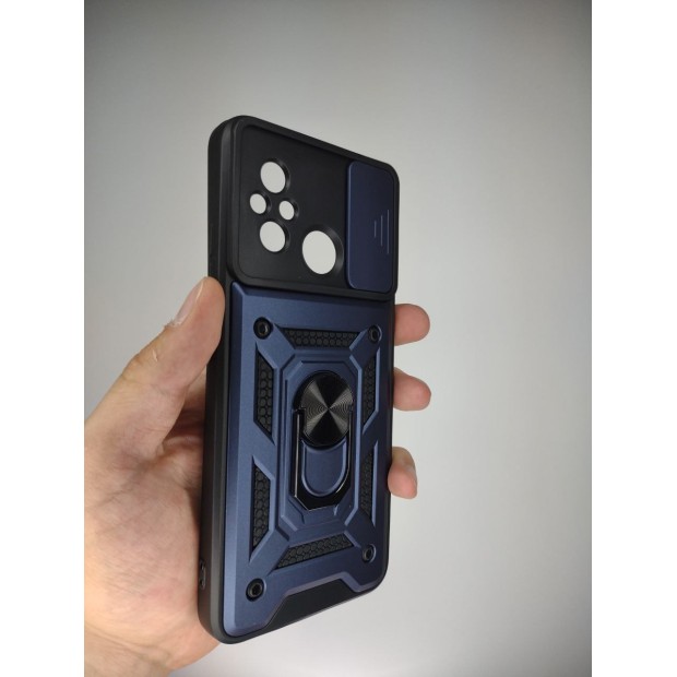 Чохол-кейс Ring Serge Armor для Xiaomi Redmi 12C  /  11A (ShutCam) (Синій)