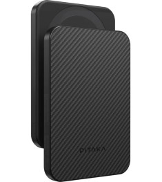 Беспроводной аккумулятор Pitaka Aramid Fiber Magnetic Qi2 10000 mAh (Black/Grey)..