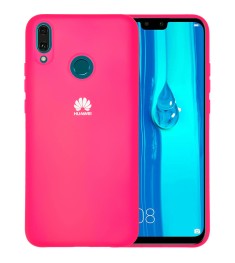 Силикон Original 360 Case Logo Huawei Y9 (2019) (Малиновый)