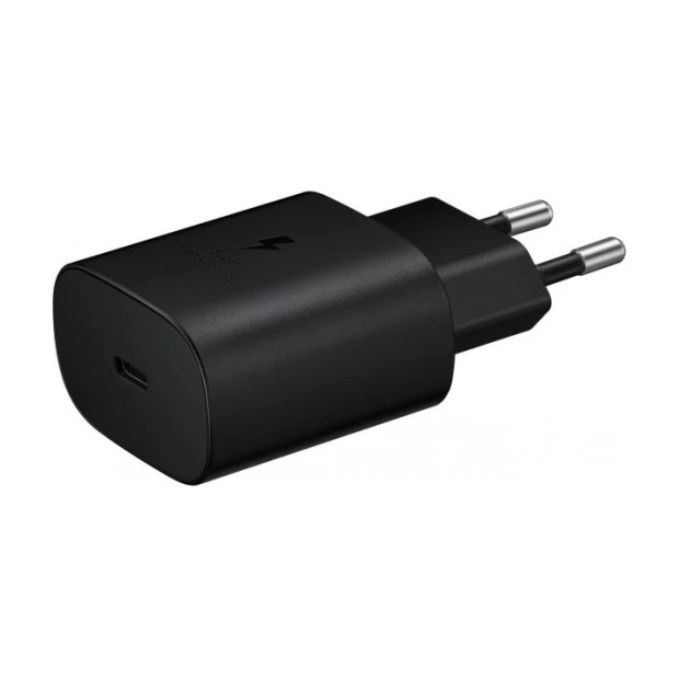 СЗУ-адаптер Samsung EP-TA800XBEGRU 25W (1Type-C) + кабель Type-C - Type-C (Black) (Original) K
