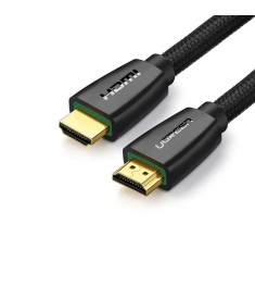 Кабель UGREEN HD118 HDMI - HDMI Nylon Braid (2m) (Black) (40410)