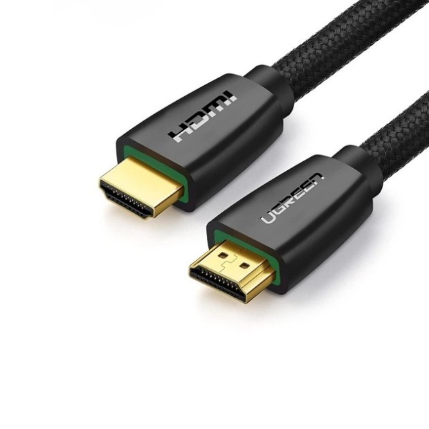 Кабель UGREEN HD118 HDMI - HDMI Nylon Braid (2m) (Black) (40410)