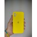 Силіконовий оригінальний квадратний чохол RoundCam для Apple iPhone 11 (13) Жовтий