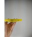 Силіконовий оригінальний квадратний чохол RoundCam для Apple iPhone 11 (13) Жовтий