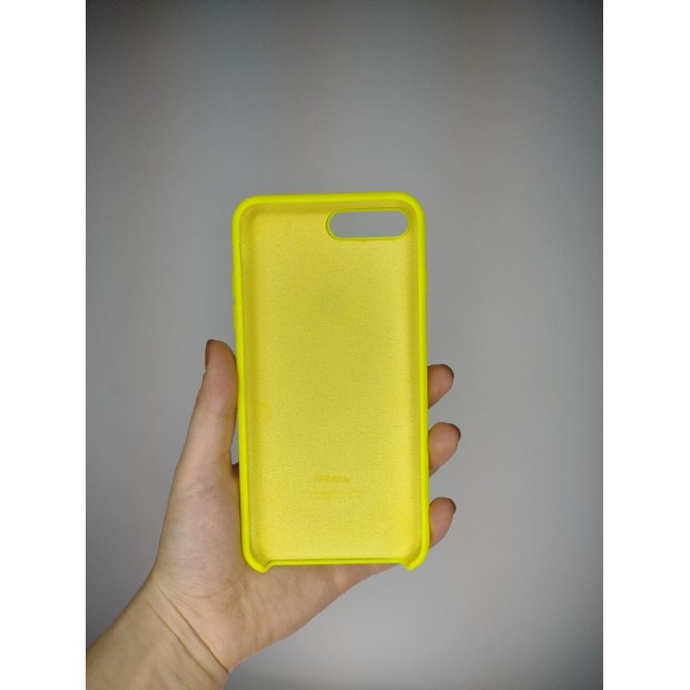 Силіконовий оригінальний чохол Apple для iPhone 7 Plus  /  8 Plus (лайм)