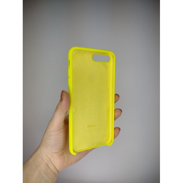 Силіконовий оригінальний чохол Apple для iPhone 7 Plus  /  8 Plus (лайм)