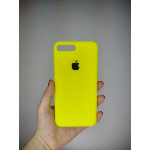 Силіконовий оригінальний чохол Apple для iPhone 7 Plus  /  8 Plus (лайм)