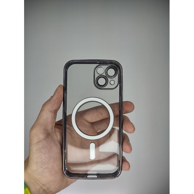 Чохол UMKU Shining з MagSafe для Apple iPhone 13 (Чорний)