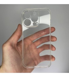 Силіконовий чохол Alabay для Apple iPhone 14 Pro (Прозорий)