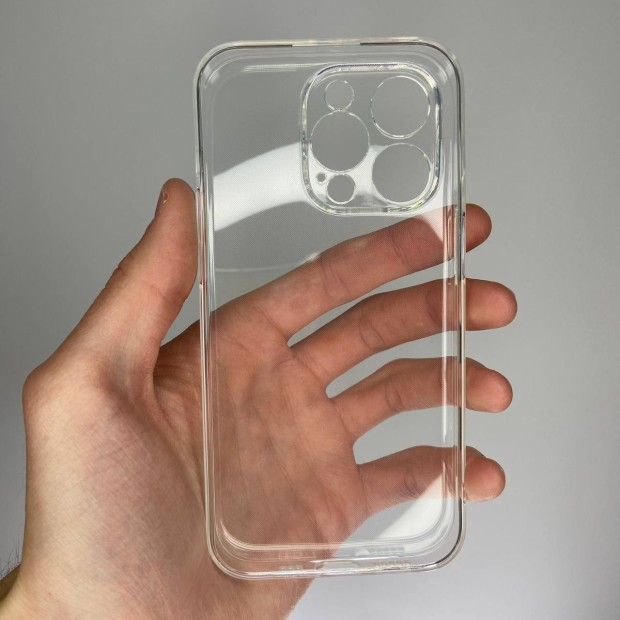 Силіконовий чохол Alabay для Apple iPhone 14 Pro (Прозорий)