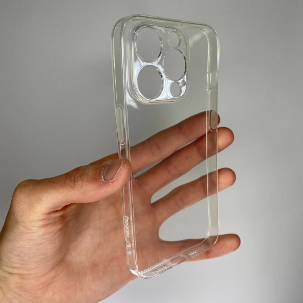 Силіконовий чохол Alabay для Apple iPhone 14 Pro (Прозорий)