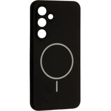 Чохол Silicone Case MagSafe Samsung Galaxy S25 (Чорний)